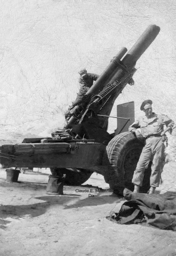 Uncle Dix with 155mm Howitzer Cannon