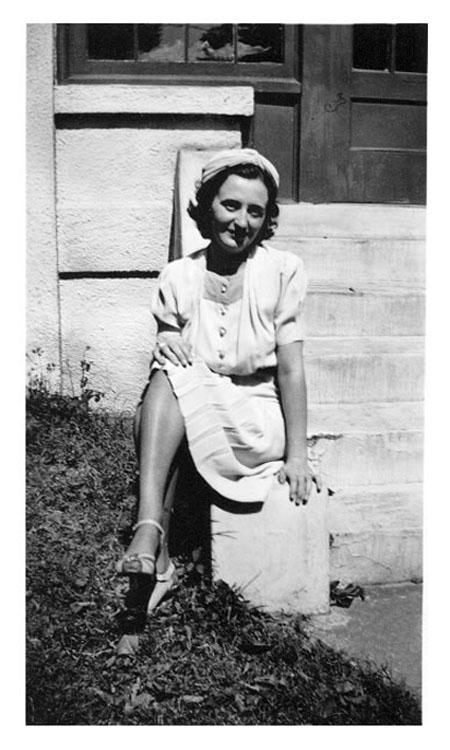 Christine Miller sitting 1937