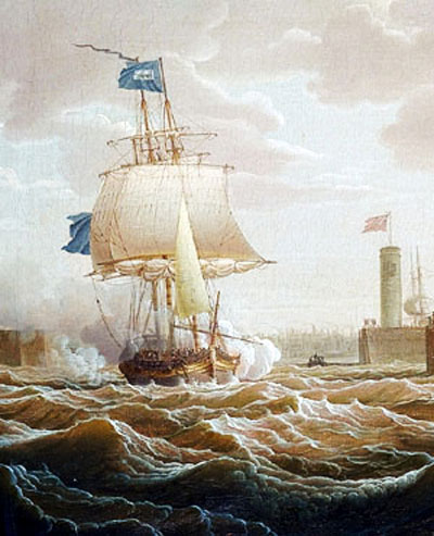 Whitehaven Harbor, England 1800s